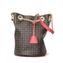 Borsa Donna Secchiello a Spalla POLLINI linea Heritage Logo Classic Nero e Lacca