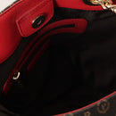Borsa Donna Secchiello a Spalla POLLINI linea Heritage Logo Classic Nero e Lacca