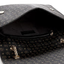 Damen Schultertasche und Umhängetasche POLLINI Heritage Line Logo Classic Schwarz