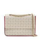 Borsa Donna a Spalla e Tracolla POLLINI Linea Heritage Logo Classic Avorio e Lacca