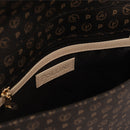 Borsa Donna a Spalla e Tracolla POLLINI Linea Heritage Logo Classic Nero e Avorio