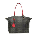 Shopping Bag POLLINI Linea Heritage Logo Classic Nero e Lacca