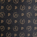 Shopping Bag POLLINI Linea Heritage Logo Classic Nero e Marrone