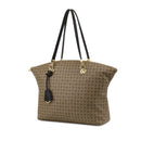 Shopping Bag POLLINI Linea Heritage Soft Touch Taupe e Nero