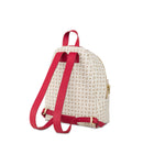 POLLINI Damenrucksack Heritage Line 70th Anniversary Elfenbein und Rot