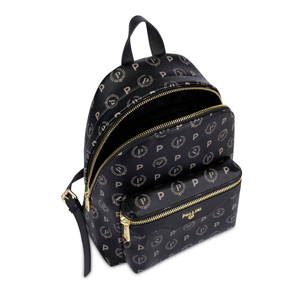 Zaino Donna POLLINI linea Heritage Re-Edition Nero