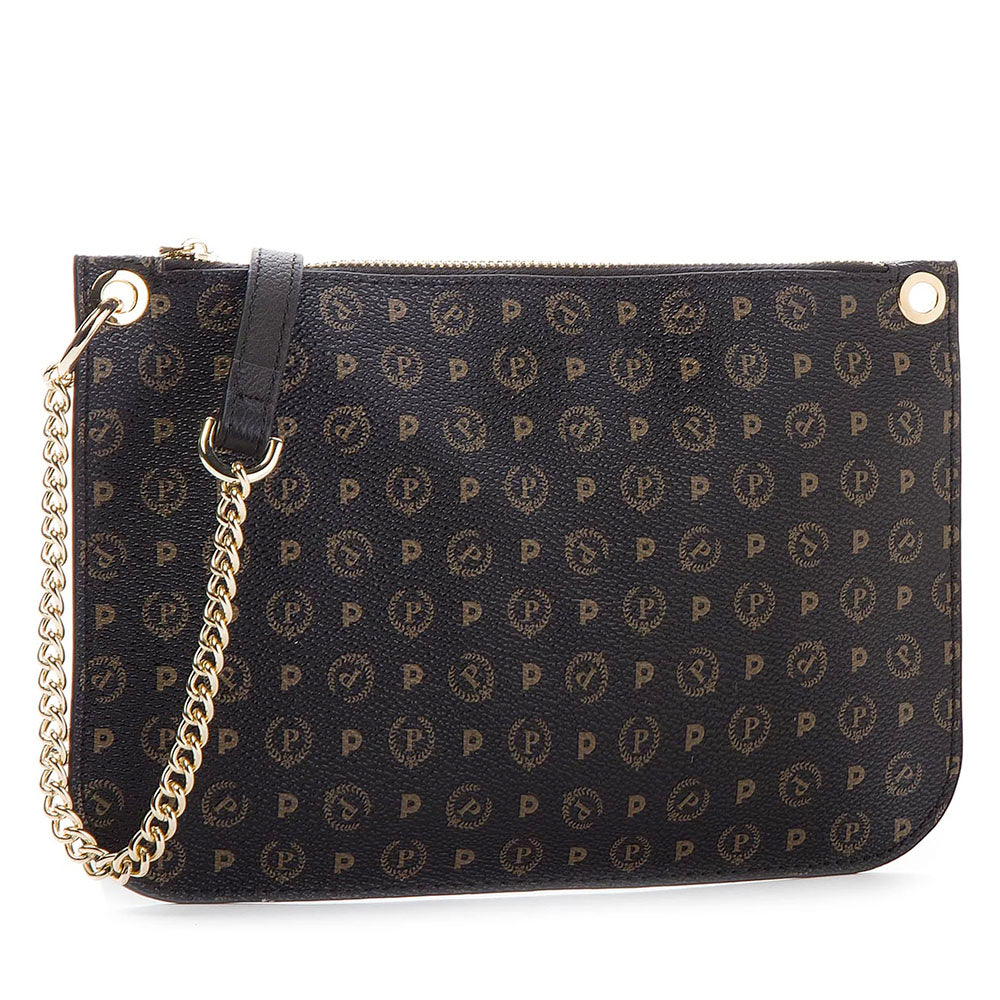 Shopping Bag POLLINI linea Heritage Logo Classic Nero e Nero