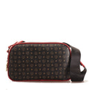 Borsa Donna a Tracolla Doppio Scomparto POLLINI linea Heritage Logo Classic Nero e Lacca