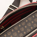 Borsa Donna a Tracolla Doppio Scomparto POLLINI linea Heritage Logo Classic Nero e Lacca