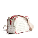 Borsa Donna a Tracolla Doppio Scomparto POLLINI linea Heritage Logo Classic Avorio e Lacca