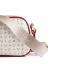 Borsa Donna a Tracolla Doppio Scomparto POLLINI linea Heritage Logo Classic Avorio e Lacca