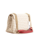 Borsa Donna a Spalla POLLINI Linea Heritage Logo Classic Avorio e Lacca