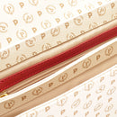Borsa Donna a Spalla POLLINI Linea Heritage Logo Classic Avorio e Lacca