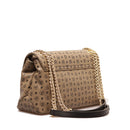 Borsa Donna a Spalla POLLINI Linea Heritage Soft Taupe e Nero