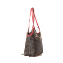 Shopping Bag POLLINI linea Heritage Logo Classic Nero e Lacca