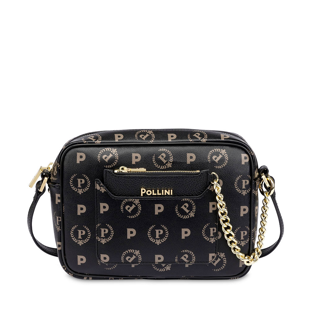 Borsa Donna a Tracolla POLLINI linea Heritage Heritage Re-Edition Nero