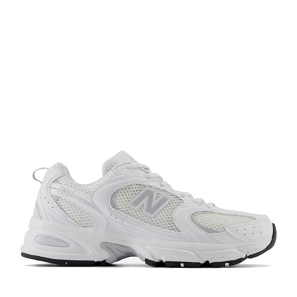 NEW BALANCE SNEAKERS 530 
Running Schuhe aus Synthetikgewebe und Mesh in White e Pearl Grey Farbe