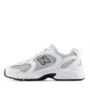 Scarpe Running NEW BALANCE Sneakers 530 in Tessuto Sintetico e Mesh colore White Silver Metallic e Black