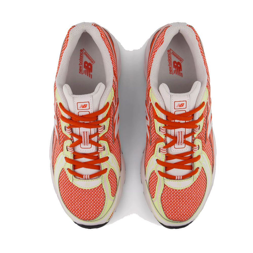 Sneakers Running NEW BALANCE 740 in Tessuto Sintetico e Mesh colore Neo Flame e Pink Chalk