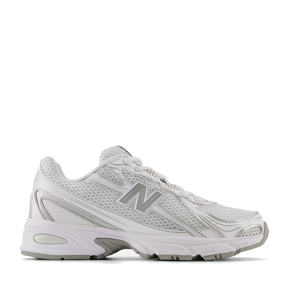 Sneakers Running NEW BALANCE 740 in Tessuto Sintetico e Mesh colore White Silver Metallic e Reflection