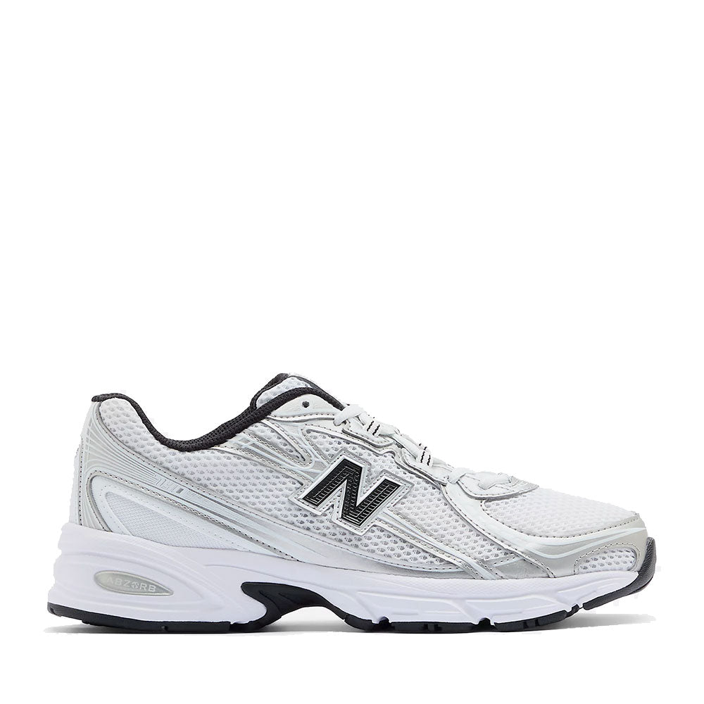 Sneakers Running NEW BALANCE 740 in Tessuto Sintetico e Mesh colore White Metallic Silver e Black