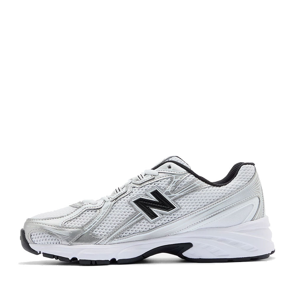 Sneakers Running NEW BALANCE 740 in Tessuto Sintetico e Mesh colore White Metallic Silver e Black