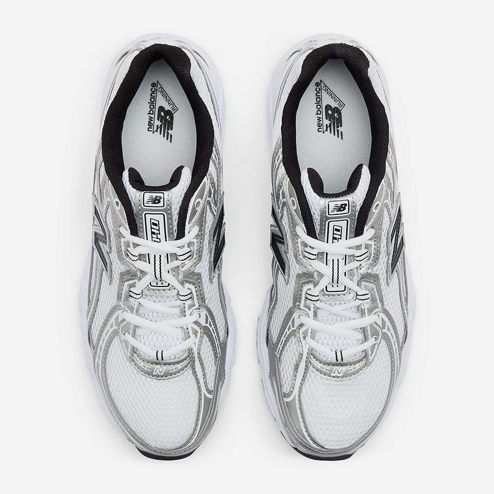 Sneakers Running NEW BALANCE 740 in Tessuto Sintetico e Mesh colore White Metallic Silver e Black