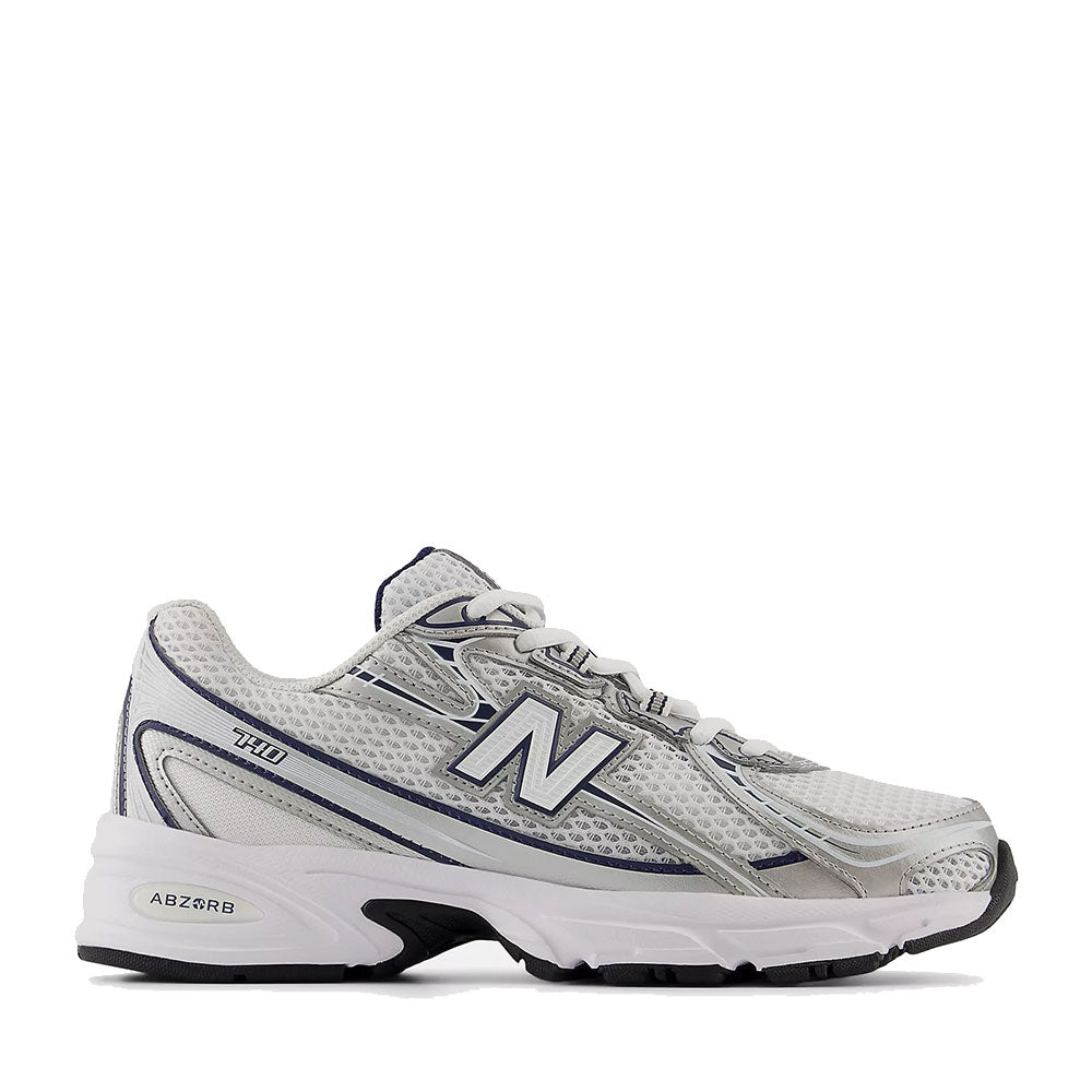 Sneakers Running NEW BALANCE 740 in Tessuto Sintetico e Mesh colore White Shadow Grey e Navy