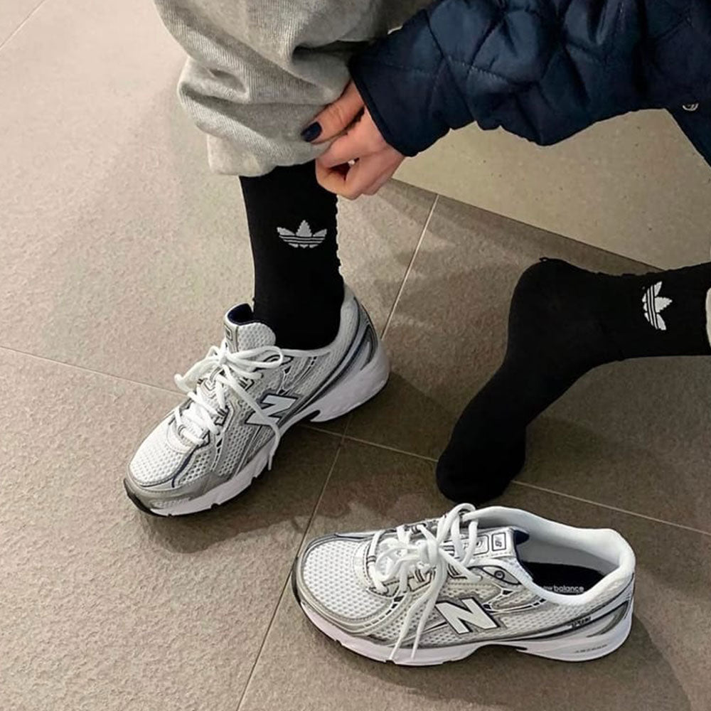 Sneakers Running NEW BALANCE 740 in Tessuto Sintetico e Mesh colore White Shadow Grey e Navy