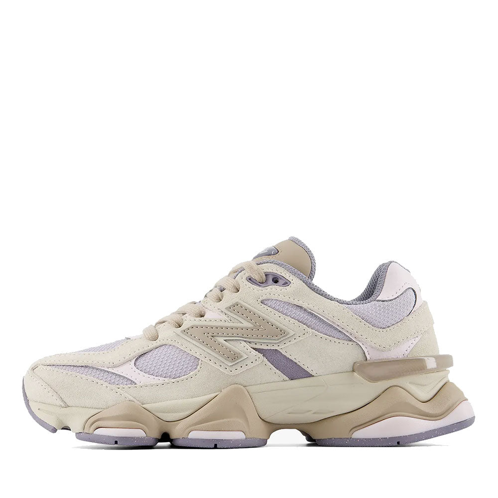 Sneakers Running NEW BALANCE 9060 in Pelle e Mesh Timberwolf e Driftwood