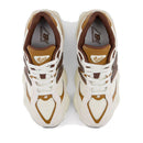 Sneakers Running NEW BALANCE 9060 in Pelle e Mesh Breakfast Tea e Angora