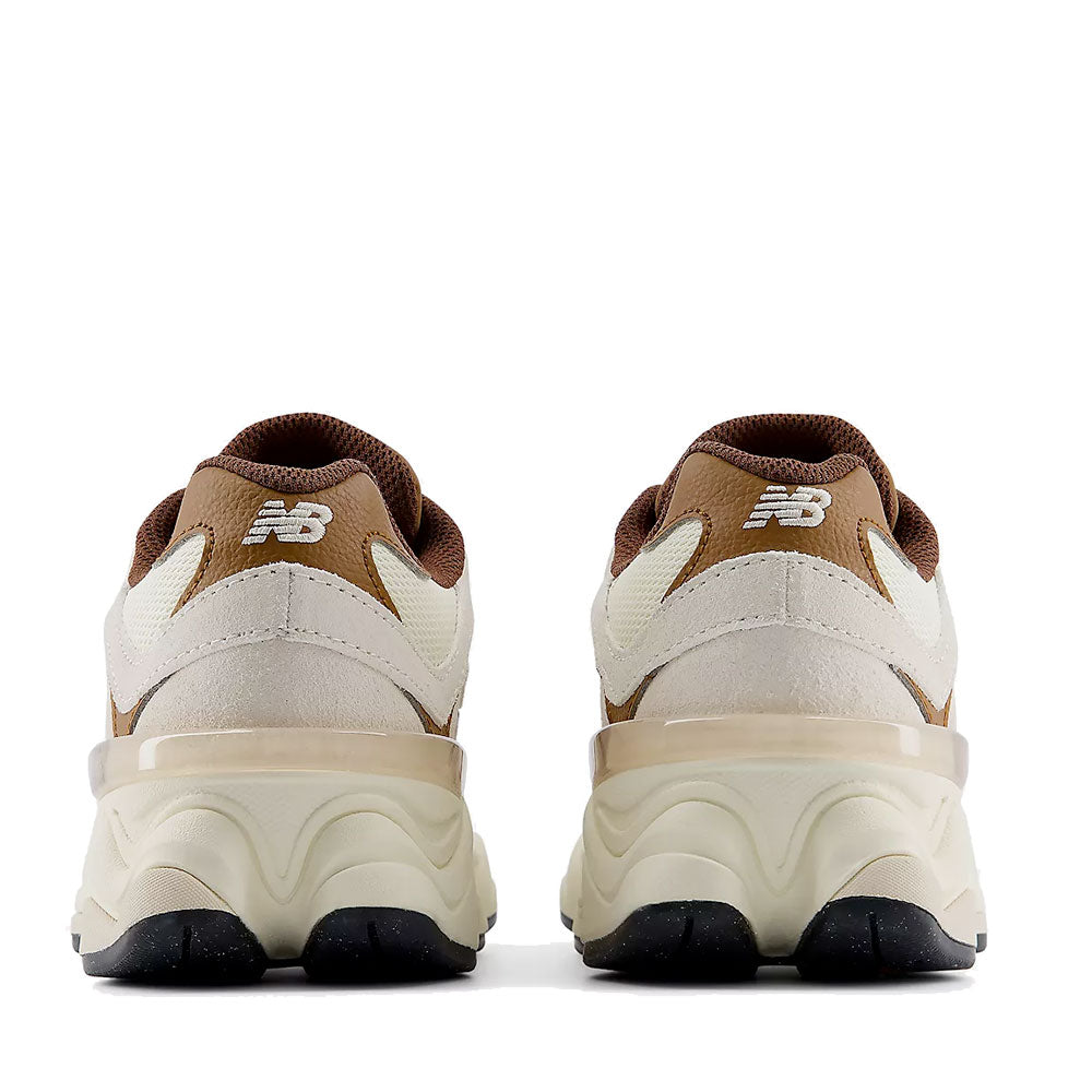 Sneakers Running NEW BALANCE 9060 in Pelle e Mesh Breakfast Tea e Angora