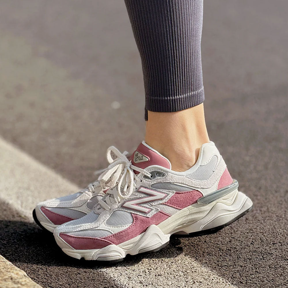 Sneakers Running NEW BALANCE 9060 in Pelle e Mesh Rosewood