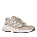 Sneakers Running NEW BALANCE 9060 in Nabuck e Mesh Mindful Grey e Dark Olivine