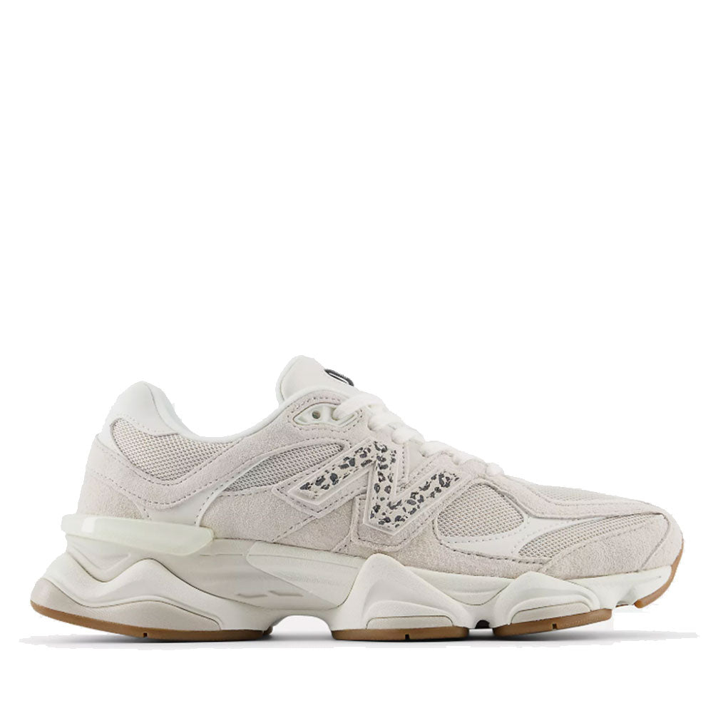 Sneakers Running NEW BALANCE 9060 in Suede e Mesh Moonbeam Sea Salt e Black