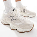 Sneakers Running NEW BALANCE 9060 in Suede e Mesh Moonbeam Sea Salt e Black