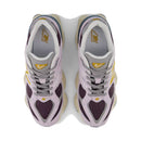 NEW BALANCE 9060 Sneakers in Taro Plum Brown and Butterscotch, Vintage Suede and Mesh