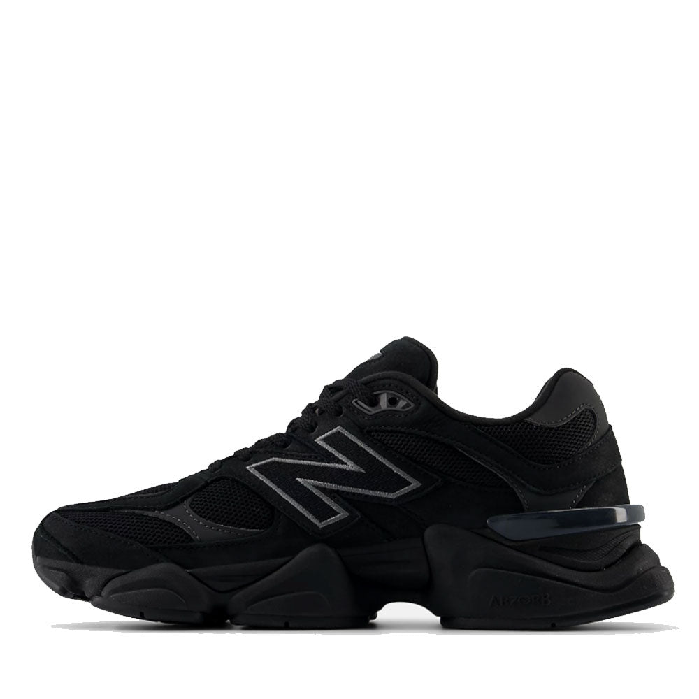 Sneakers Running NEW BALANCE 9060 in Nubuck e Mesh Nero
