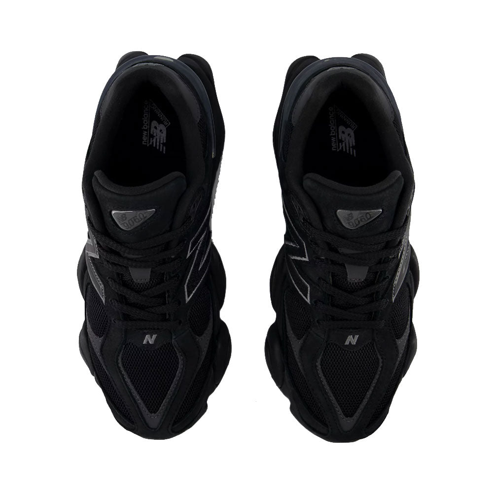 Sneakers Running NEW BALANCE 9060 in Nubuck e Mesh Nero