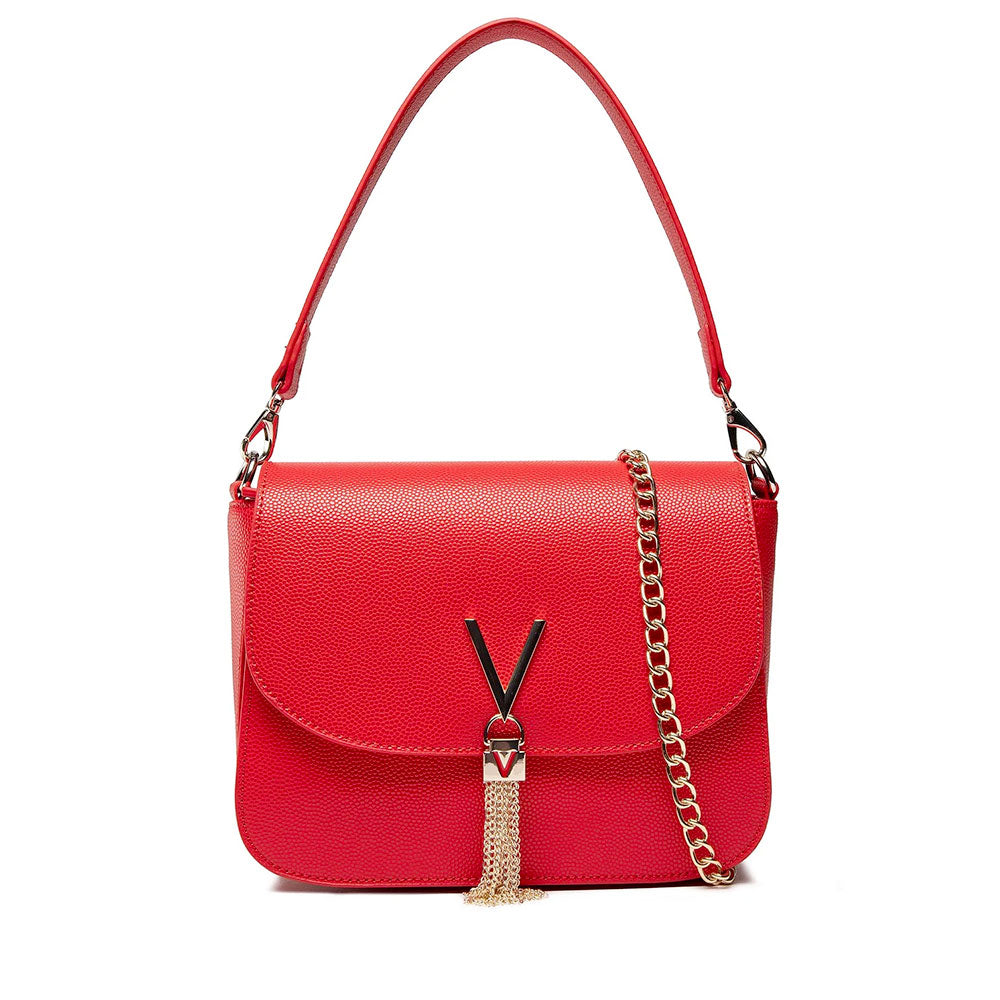 Borsa Donna a Spalla VALENTINO BAGS linea Divina Colore Rosso - VBS1R404G