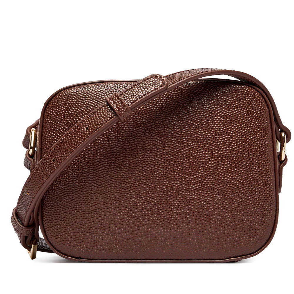 Women's Dark Brown Crossbody Bag VALENTINO BAGS Divina - VBS1R409G