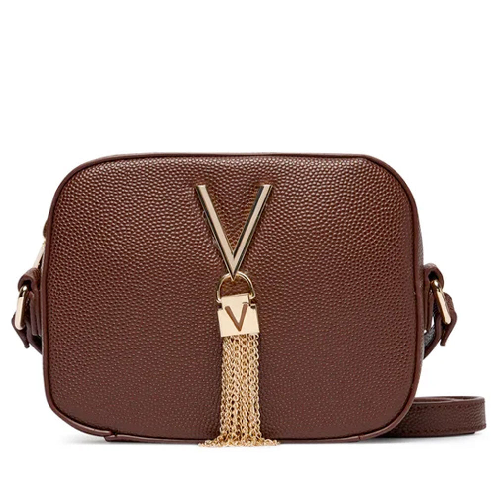 Borsa Donna a Tracolla VALENTINO BAGS linea Divina Colore Moro - VBS1R409G