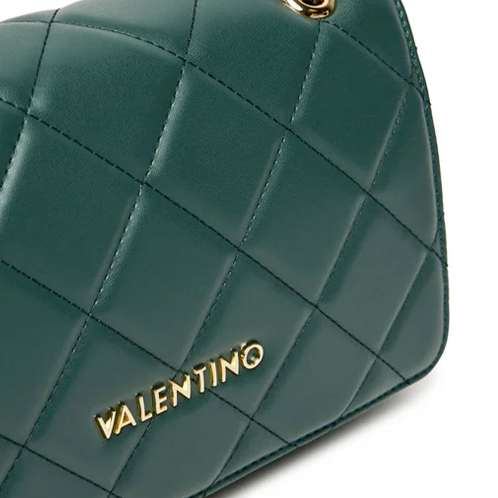 Mittelgroße Damen-Umhängetasche VALENTINO BAGS Modell Ocarina in Olivgrün - VBS3KK02R