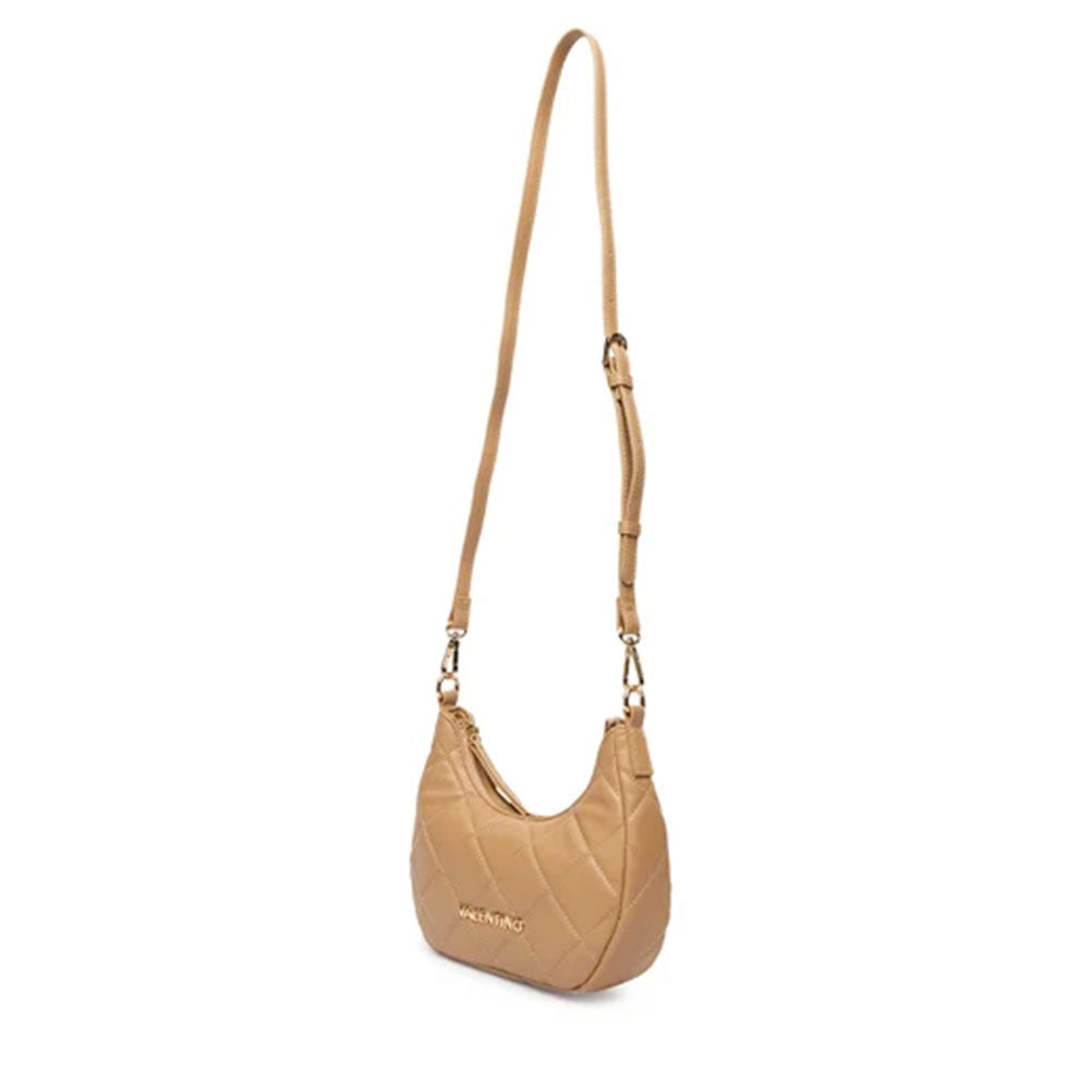 Borsa Donna Hobo a Spalla VALENTINO BAGS linea Ocarina Colore Beige