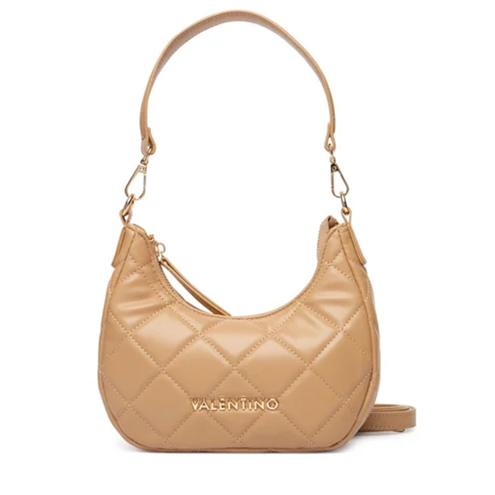 Borsa Donna Hobo a Spalla VALENTINO BAGS linea Ocarina Colore Beige