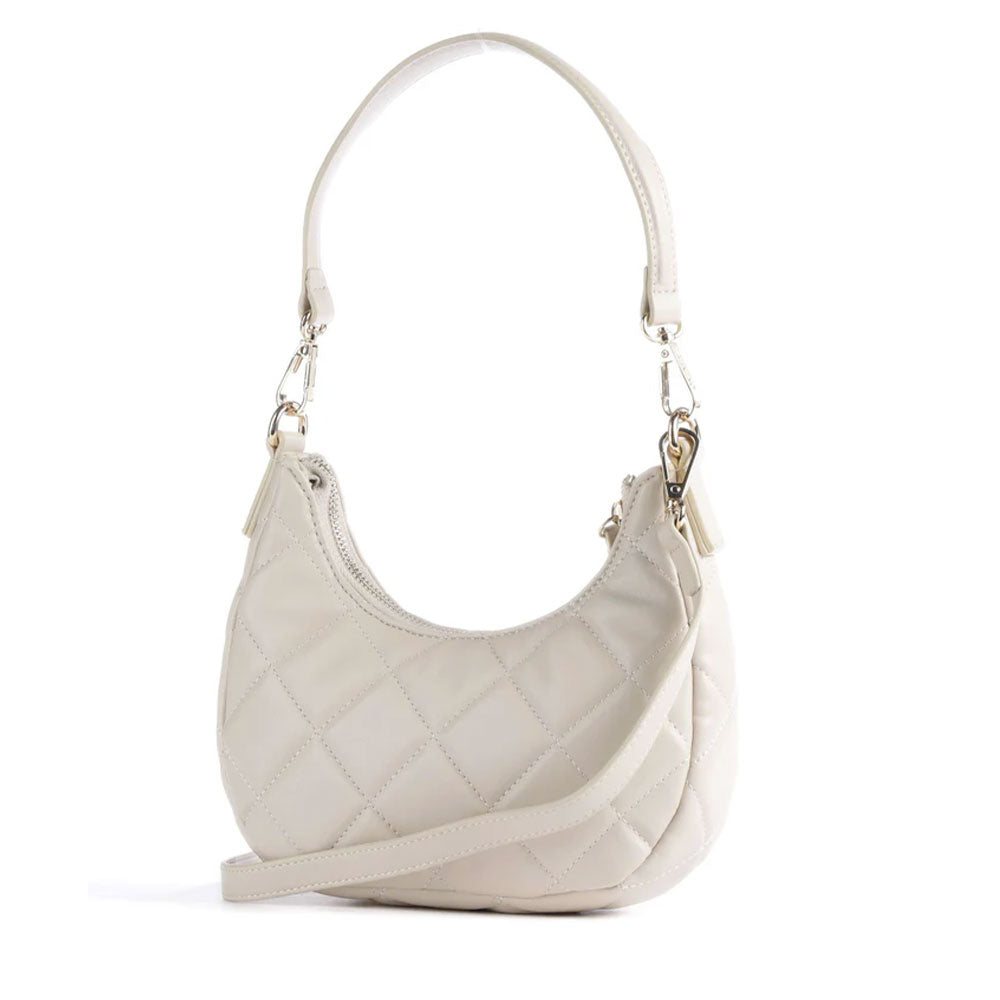 Borsa Donna Hobo a Spalla VALENTINO BAGS linea Ocarina Colore Ecru