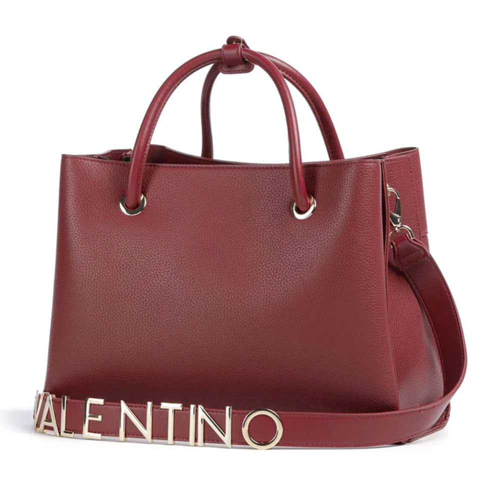 Borsa Donna a Mano con Tracolla VALENTINO BAGS linea Alexia Colore Bordeaux
