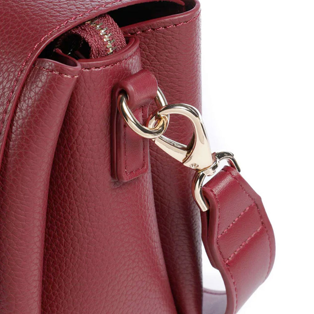 Women's Burgundy Shoulder Bag VALENTINO BAGS Alexia