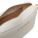 Borsa Donna a Spalla e Tracolla VALENTINO BAGS linea Alexia Colore Bianco - Cuoio Chiusa con Zip