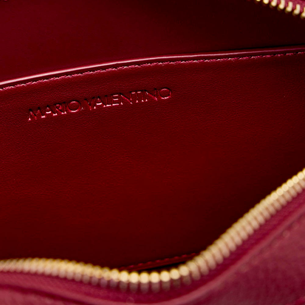 Damen-Schulter- und Umhängetasche VALENTINO BAGS Modell Alexia in Bordeaux mit Reißverschluss